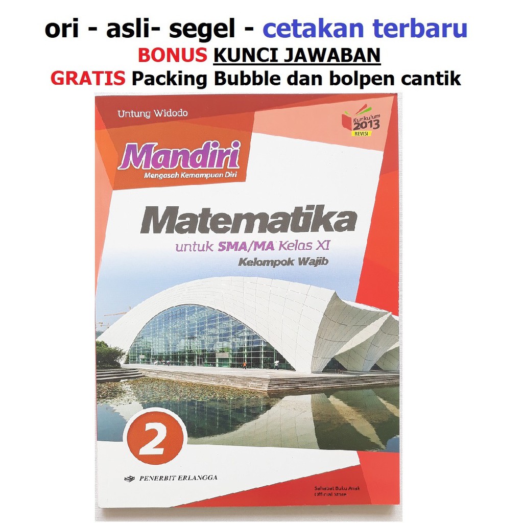 Buku Mandiri Matematika Sma Kelas 11 K13 Soal Jawaban Kurtilas Shopee Indonesia