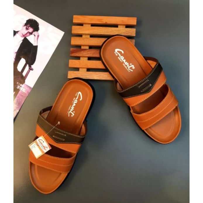 Sandal pria model terbaru / Sandal Kulit pria / Sandal pria wanita