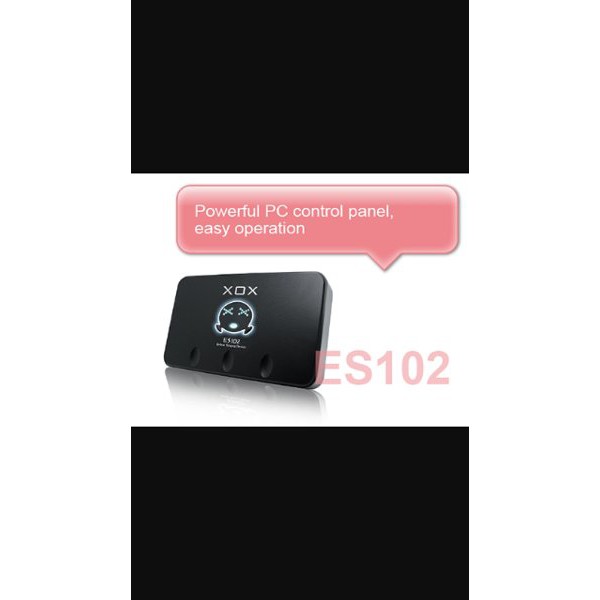 mini studio karaoke - es102 sound card