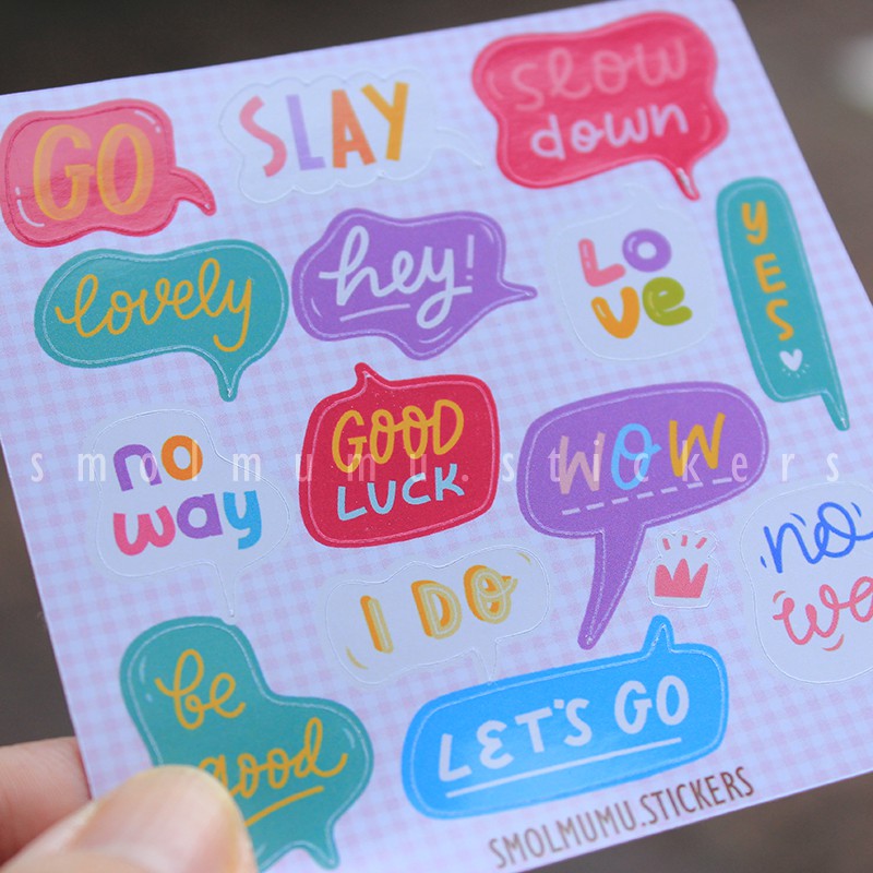 

Aesthetic Sticker / Stiker Estetik Quotes #2