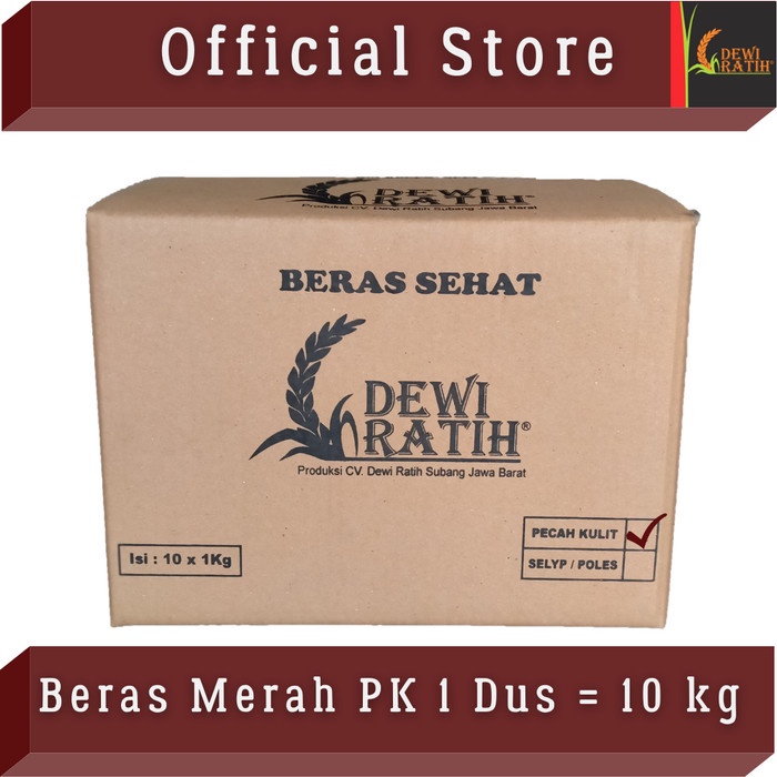 

bg20t01r Beras Merah Dewi Ratih 1Dus Isi 10Pcs Sv012Ss