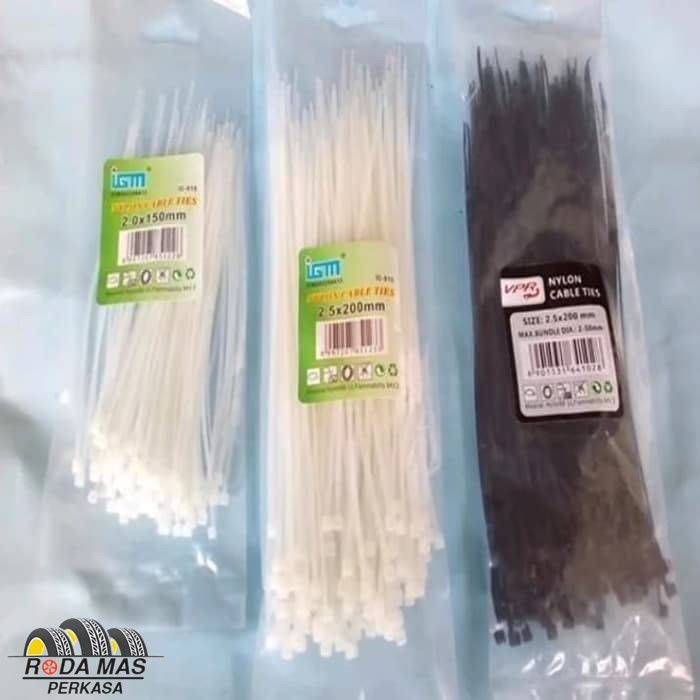 

KABEL TIE TIES SIGMA TALI PENGIKAT TEBAL TERLARIS 10CM HPP HITAM PUTIH RM