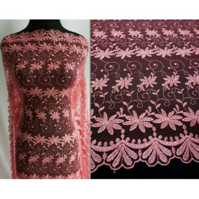 kain kebaya brokat / bahan kebaya