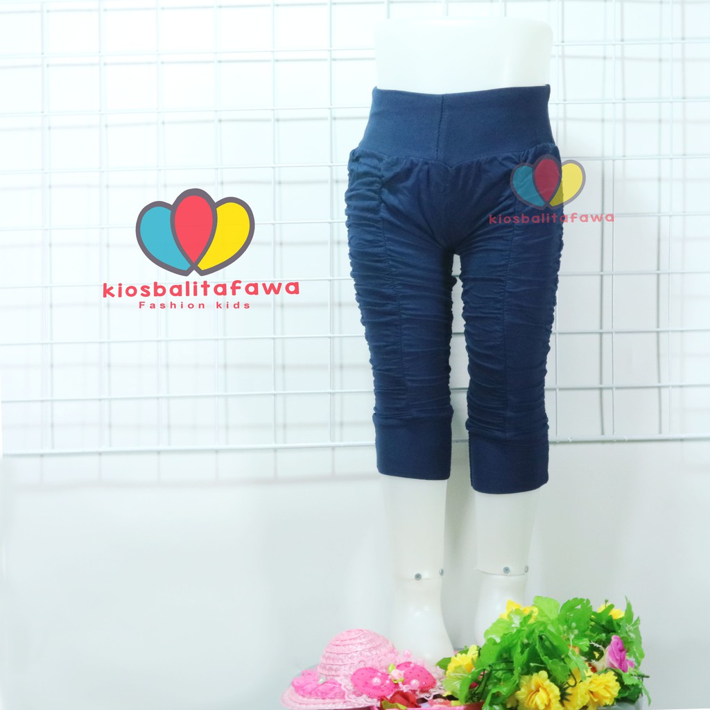Legging Kerut Polos uk 3-12 bln / Celana Anak Celana Anak Perempuan Celana Legging Murah