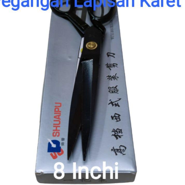 

Baru - Gunting Kain Shuaipu 8-210mm Pegangan Lapisan Karet Hitam ..