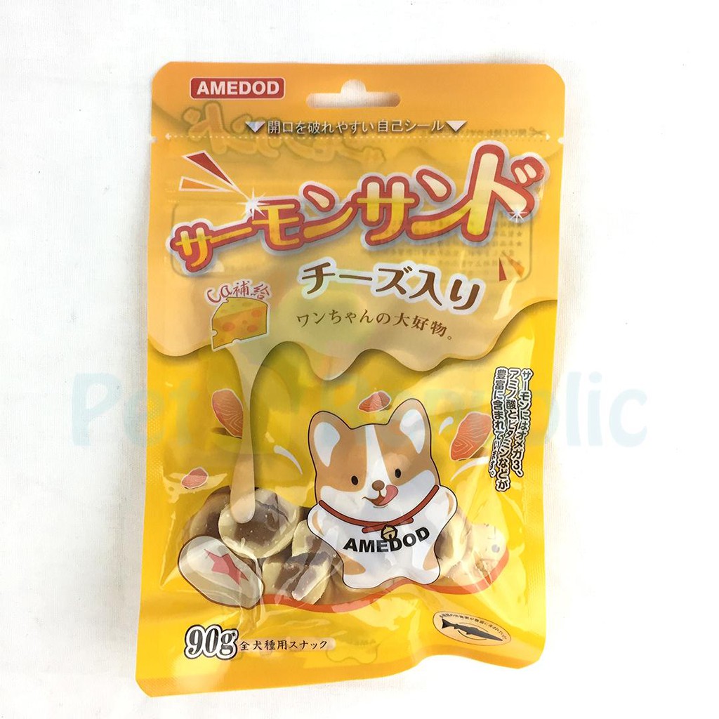 

AMEDOD Snack Anjing Meat Sandwich with Cheese Granules 90gr