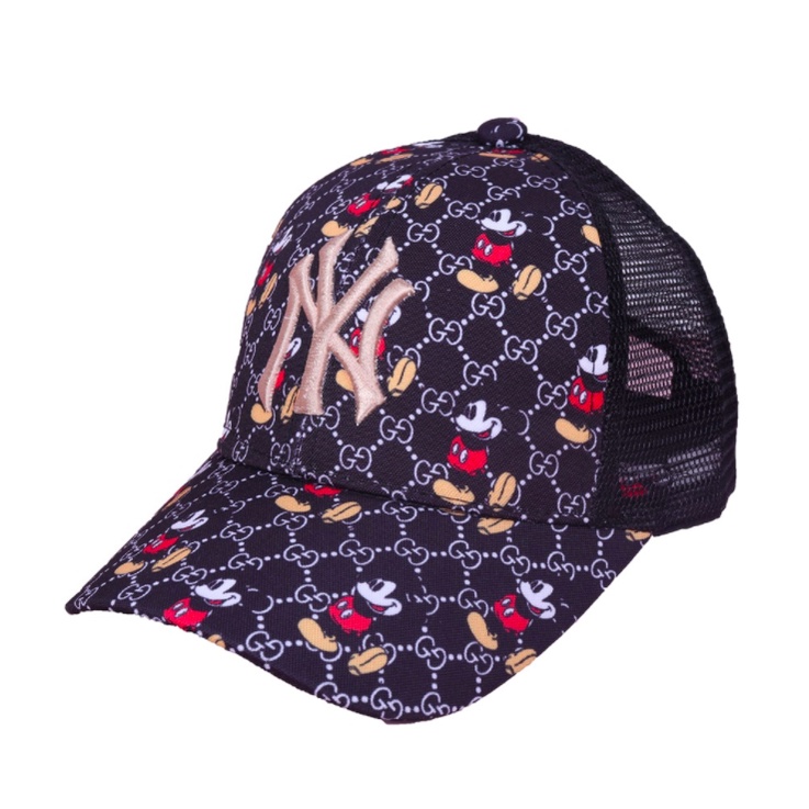 TOPI ANAK ANTI CORONA, FACE SHIELD ANAK, TOPI CORONA ANAK,  FACESHIELD TOPI ANAK, READY STOK!-GUCCI HITAM (M)/(L)