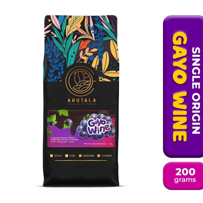 

Big Sale ARUTALA Kopi Arabika Gayo Wine 200 gram Big Sale