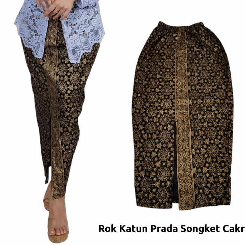 ROK PANJANG BATIK KATUN PRADA BALI BERBAGAI VARIASI MOTIF