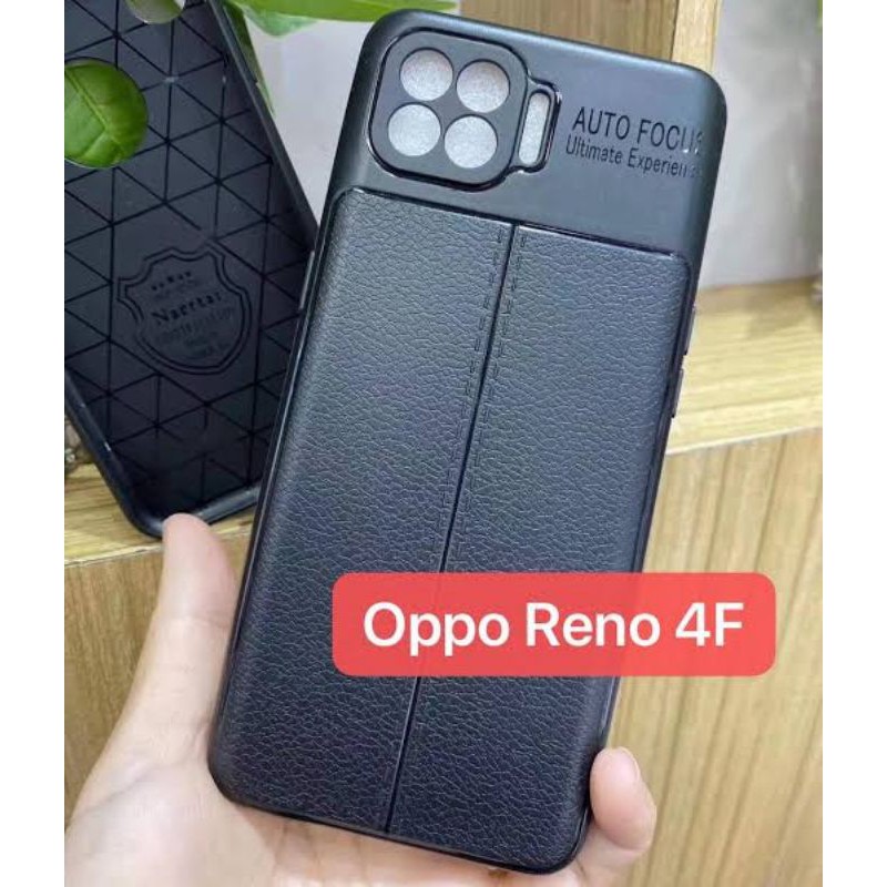 Case Oppo Reno 4F black cover Auto-Focus