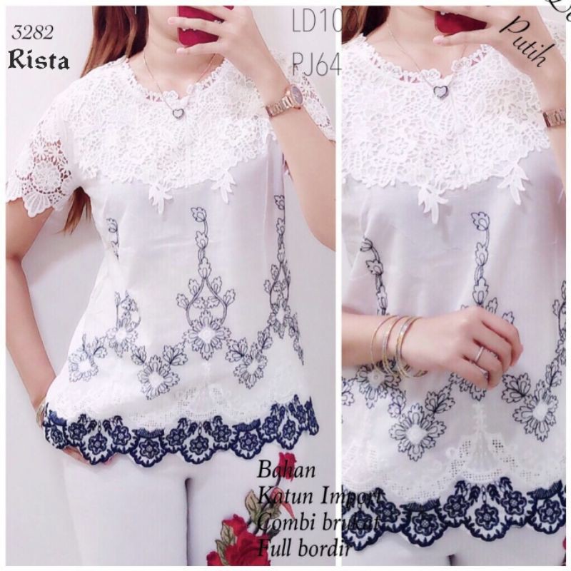 Blouse Brukat Import