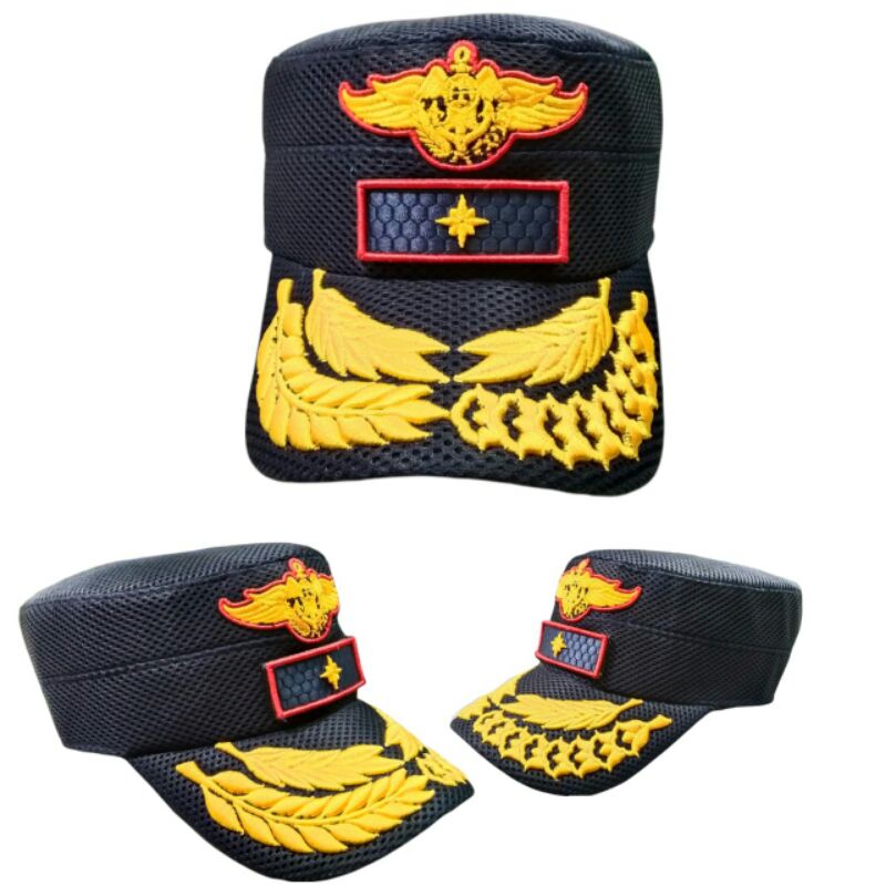 topi komando dishub/ perhubungan 4c