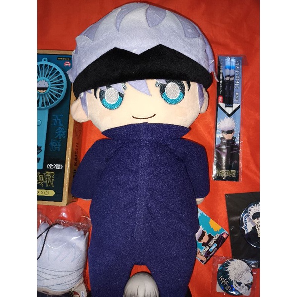 bookedGojo satoru kuttari big plush 44cm doll jujutsu kaisen gojo satoru plushie figure official ori