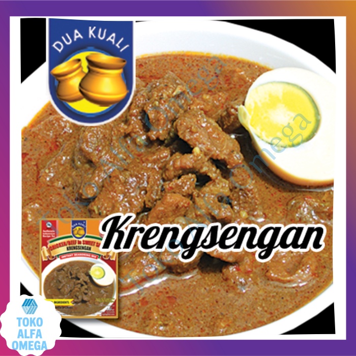 

Bumbu Dua Kuali Krengsengan Chicken/Beef in Sweet Souce 50gr