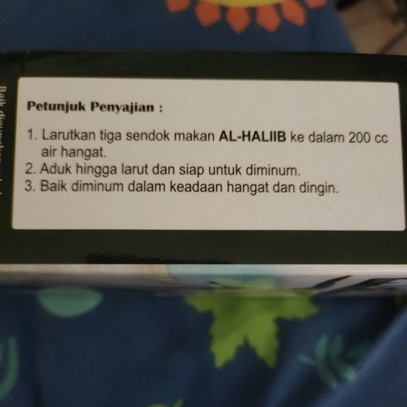 SUSU ETAWA AL HALIIB ORI  500 GR  DAN  COKLAT 400 Gr (DESEMBER 25)