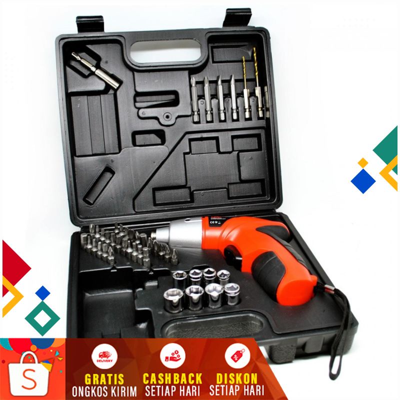 Jual Bor Obeng Elektrik Obeng Listrik Bosch Cordless Multi Function Electric Screwdriver Set