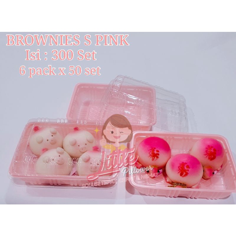 (ISI 50pcs - BROW S PINK) Mika Brownis Pink / Mika Nasi Small