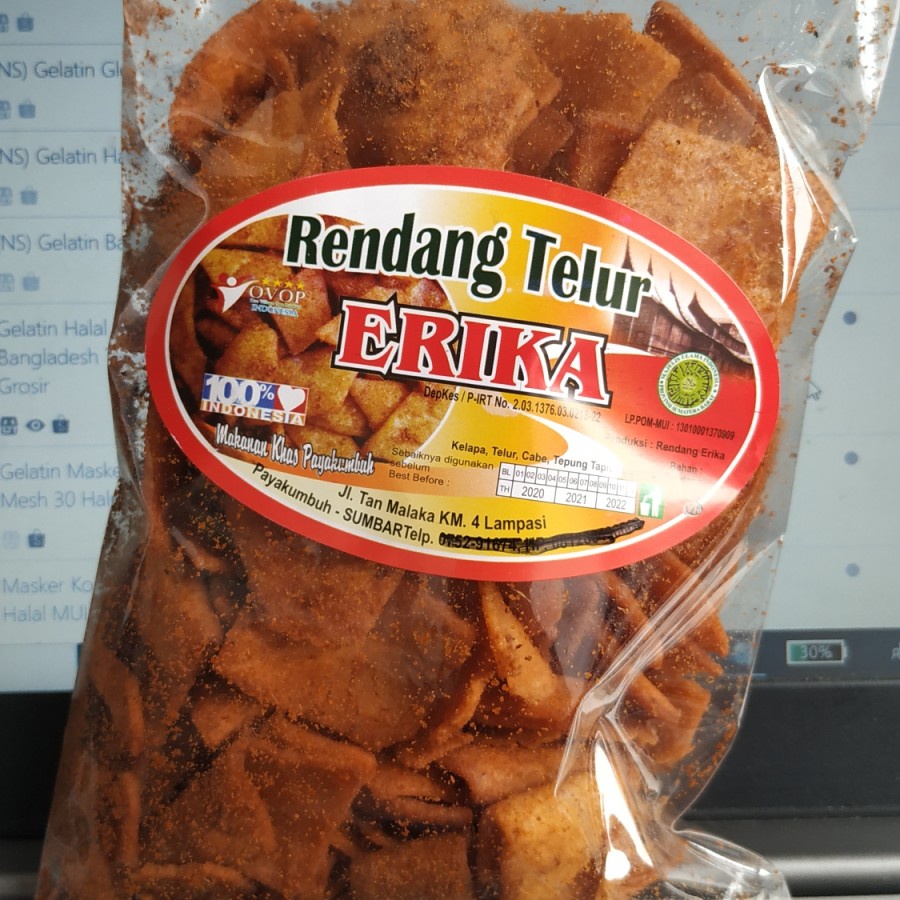 

Rendang (Keripik) Telur UDA DIEGO BIKIN SEMANGAT TERUUUS