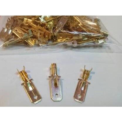 ☆ Skun Kabel Male M-2.5 2.5mm Kuningan ♕