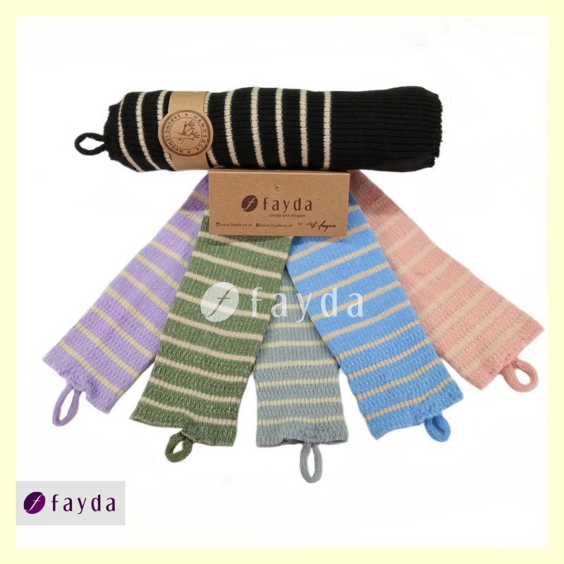HANDSOCK RINGLINE RAJUT by Fayda