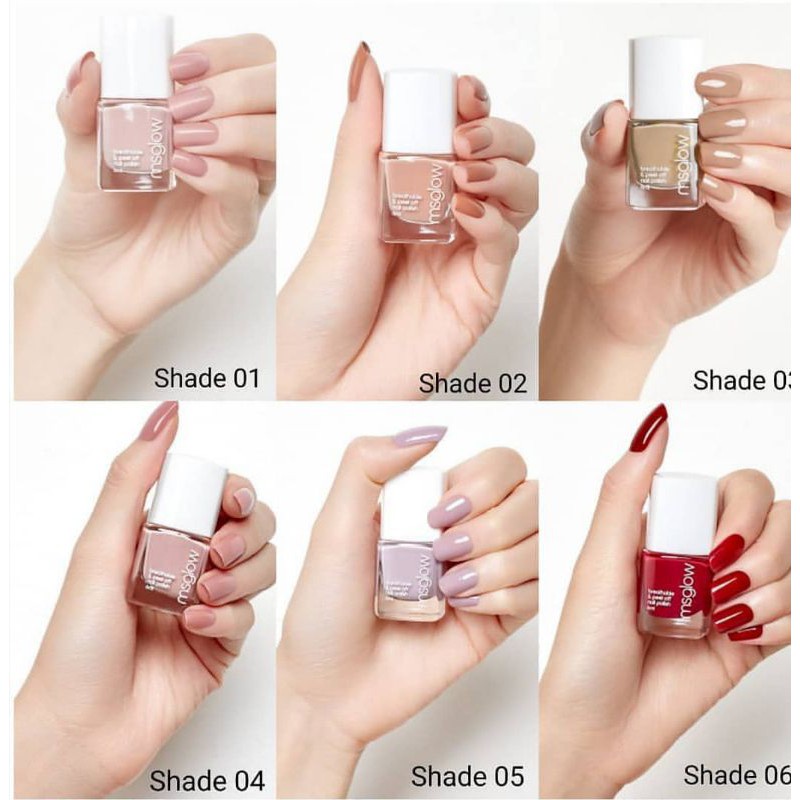 [EXP 09 2023] MS GLOW NAIL POLISH HALAL Terbaru Original Asli Termurah | KUTEK KUKU BPOM