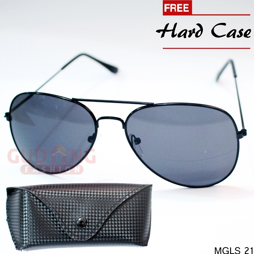 Kacamata Sunglasses Polarized Bonus Kotak Banyal Warna - MGLS (COMB)