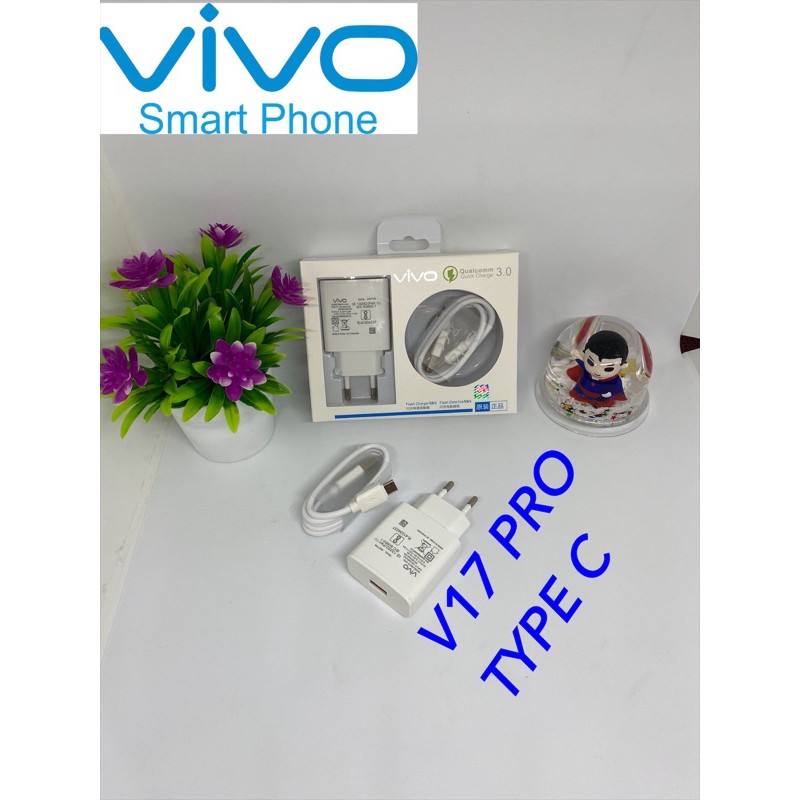 PROMO CHARGER VIVO ORI FASTCHARGING MICRO &amp; TYPE C QUALCOMM3.0