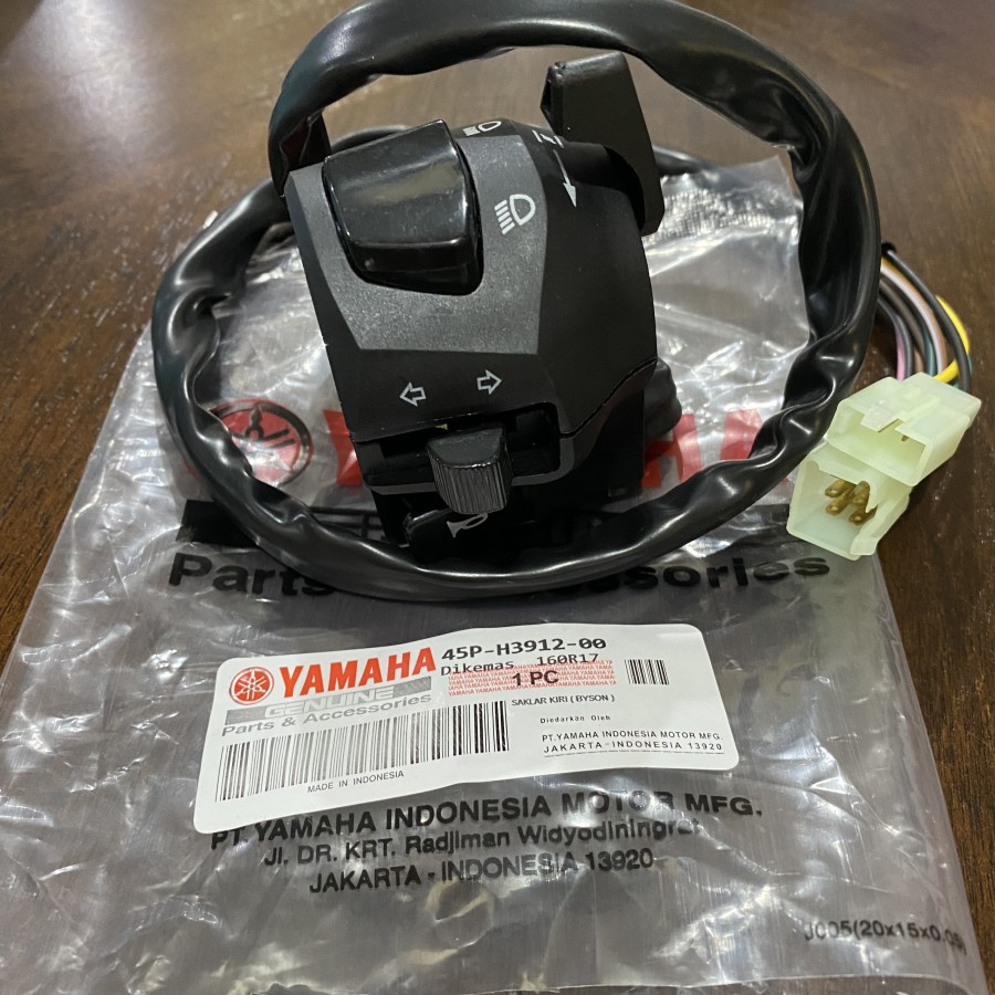 45P Saklar Kiri Yamaha Motor Byson Bison Tombol Klakson Sein Dim Sen