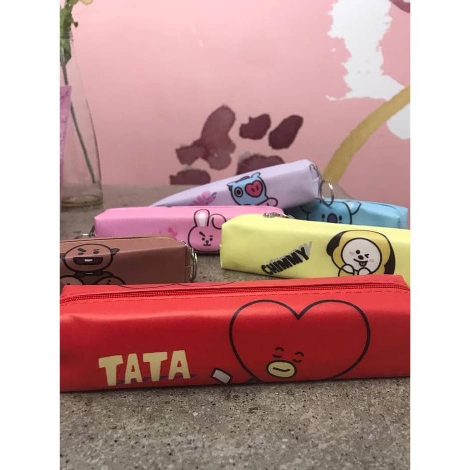 MURAH! KOTAK PENSIL TEMPAT ALAT TULIS BT21 BTS ARMY BANGTAN BOYS LUCU UNIK READY COD-1