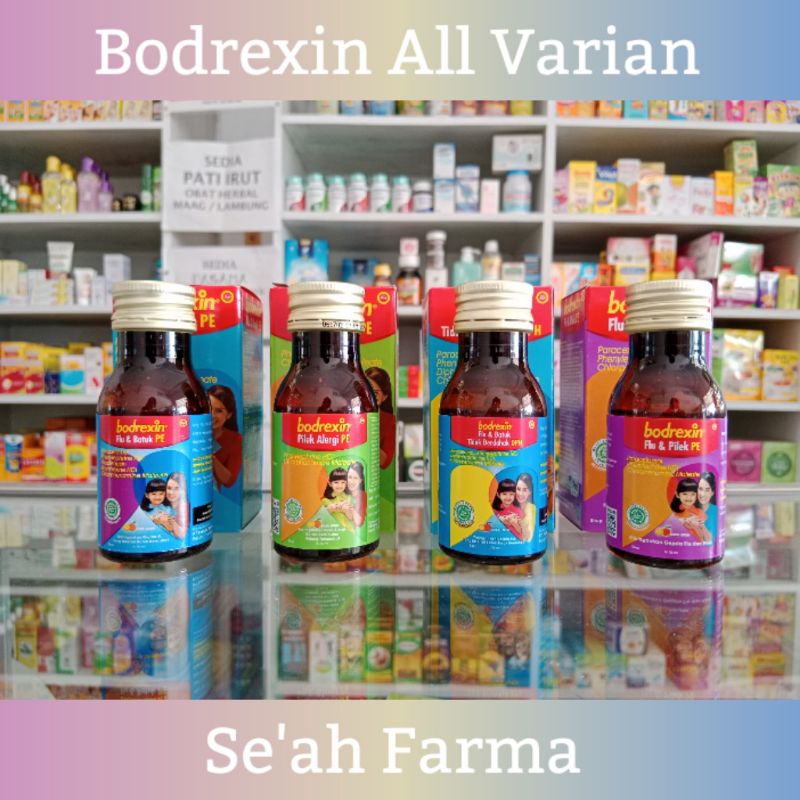 Bodrexin Flu & Batuk PE // Bodrexin Pilek Alergi PE // Bodrexin Flu & Batuk tidak Berdahak DPH // Bo