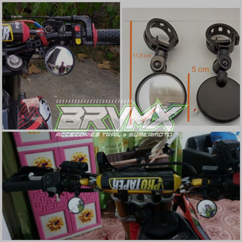 spion jalu klx bulat mini supermoto