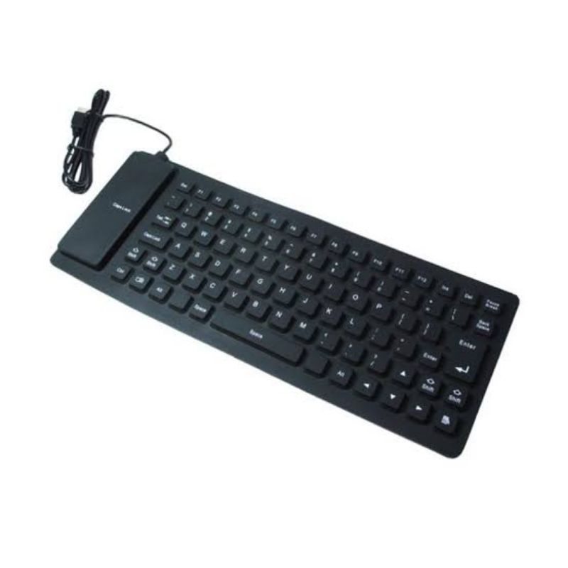 Keyboard Fleksibel / Keyboard Flexibel USB Anti Air Bahan Karet