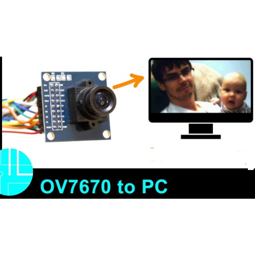 kamera VGA CMOS OV7670 Omni Vision Module camera Arduino Raspberry