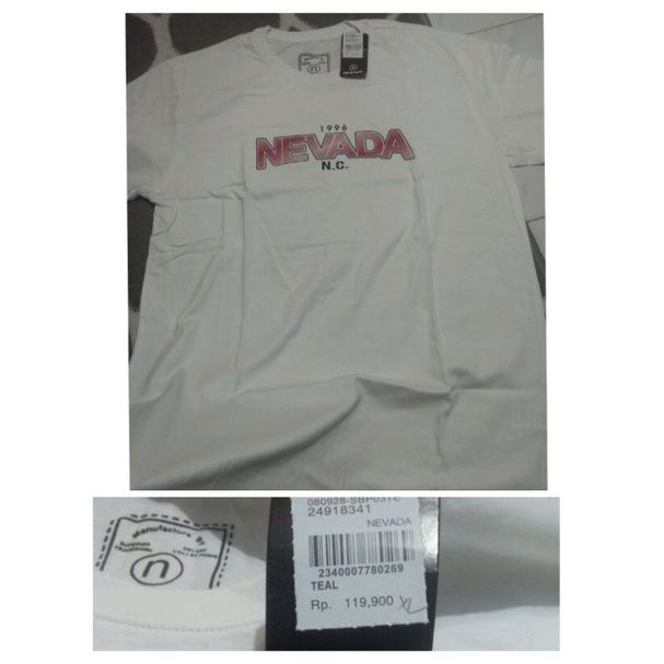 kaos Nevada pria dewasa