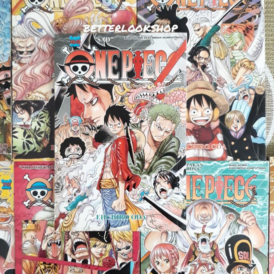 Penjualan Terbanyak Komik One Piece By Eiichiro Oda Volume 61 62 63 64 65 66 67 68 69 70 71 72 7 Shopee Indonesia
