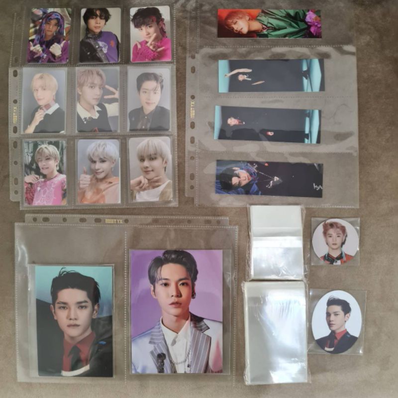 sleeve kartu pc bookmark postcard 9p merek meet yx