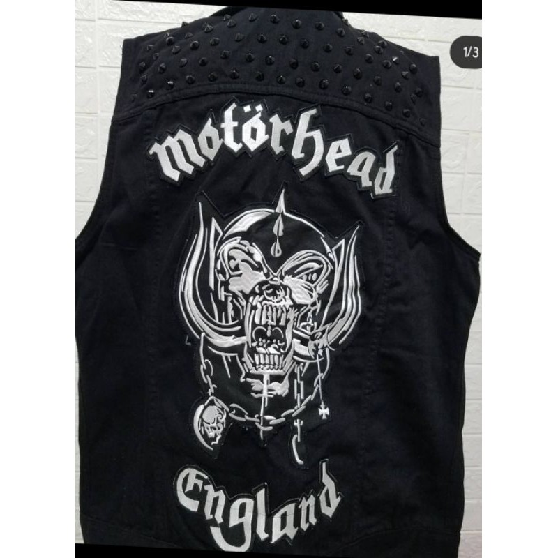 vest jacket motorhead band size xl