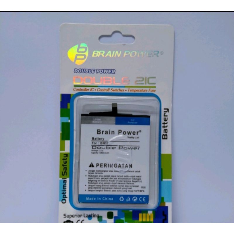 BATRAI BATRAI BN 37 Redmi 6 / 6A Double Power BN37 BN-37 5800mAh Battery Batrei
