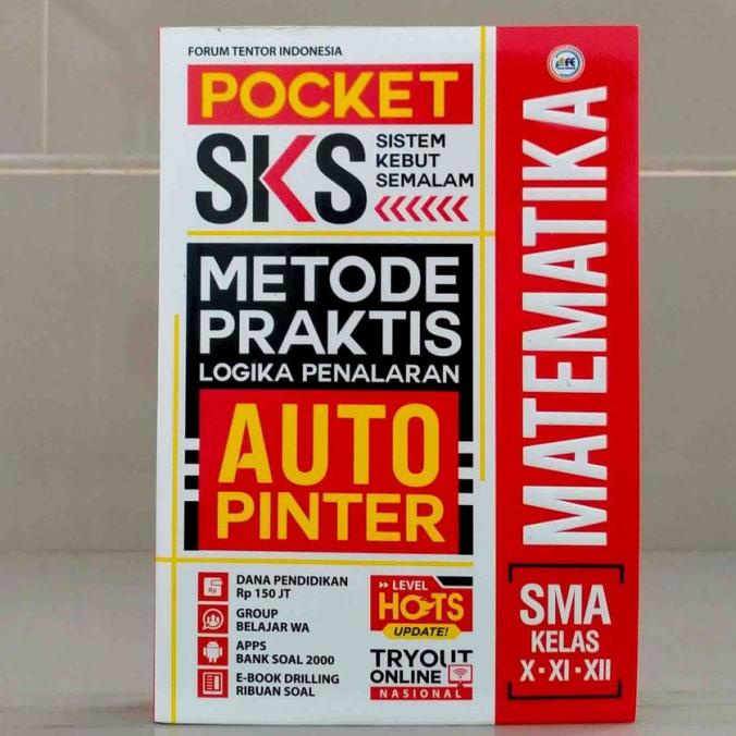 

BUKU POCKET SKS MATEMATIKA SMA Kelas X,XI,XII By Forum edukasi