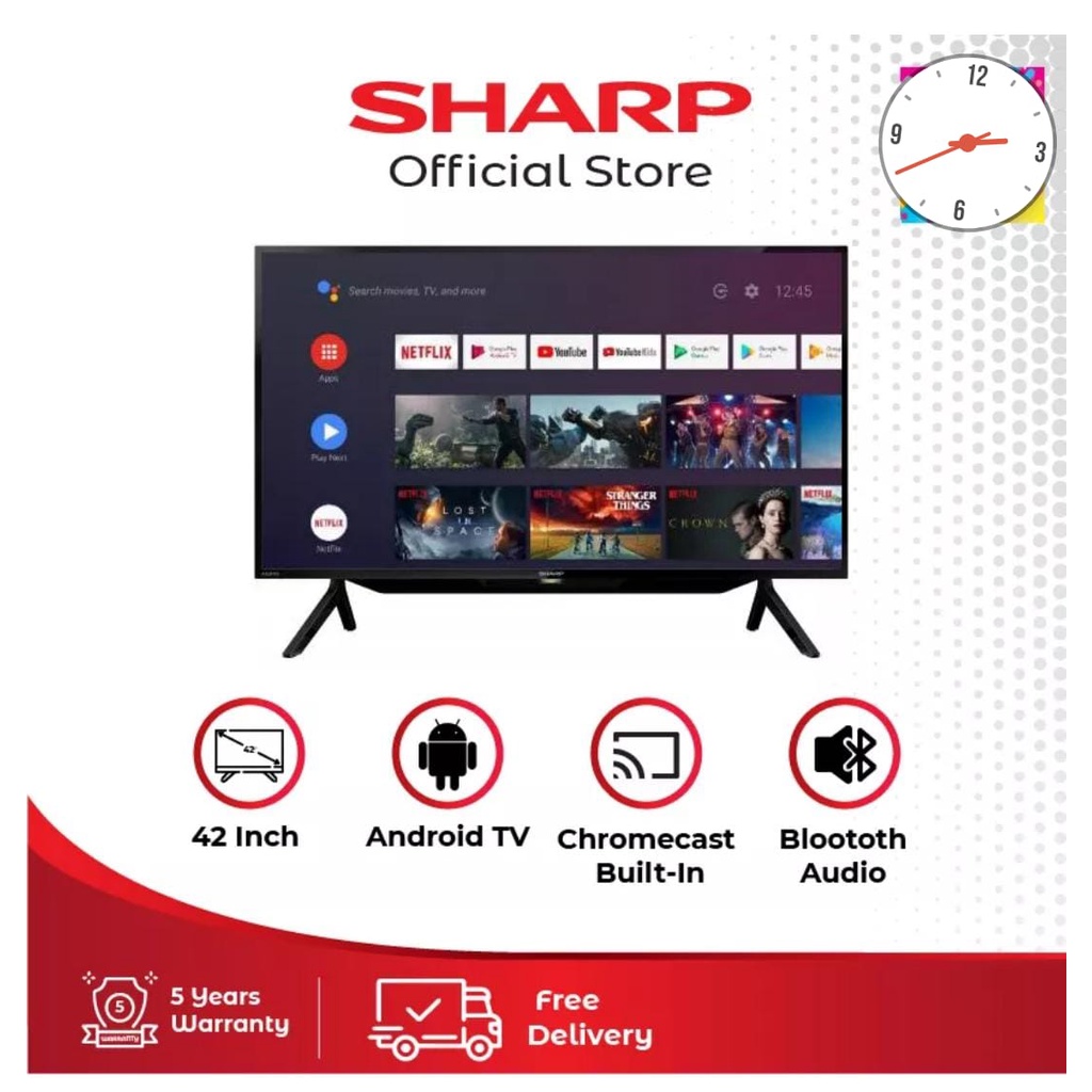 TV ANDROID SHARP 42IN