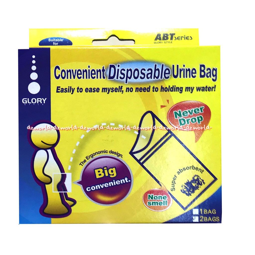 Convenient Disposable Urine Bag Kantong Pipis  untuk menampung urin dengan bentuk ergonomis