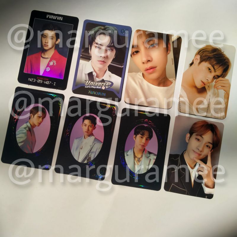 OFFICIAL ・baca deskripsi・wts nct wayv photocard pc jungwoo winwin xiaojun yearbook yb access card ac