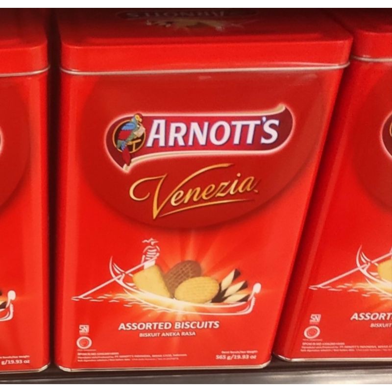 

ROTI KALENG KUE KERING ARNOTTS VENEZIA 565GR LEBARAN 2023 IDUL FITRI TERLARIS KADO HADIAH PARCEL SET