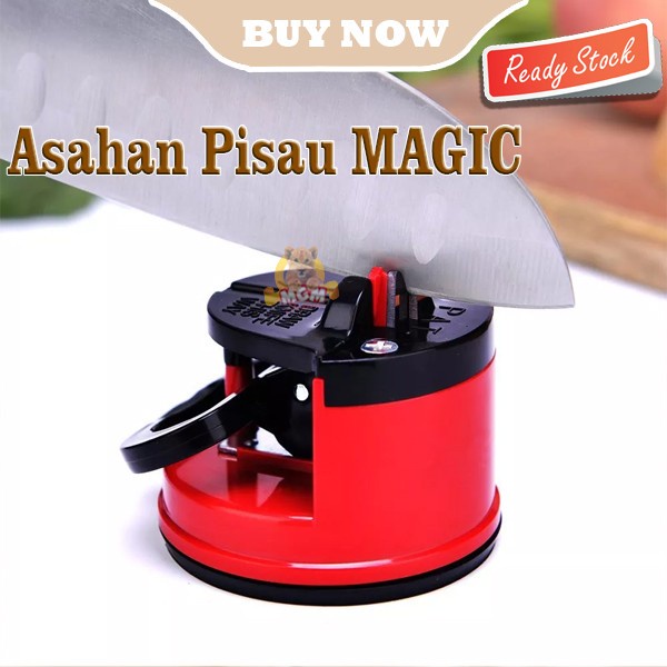 MAGIC Pengasah Asahan Pisau Mini knife sharpener with suction pad