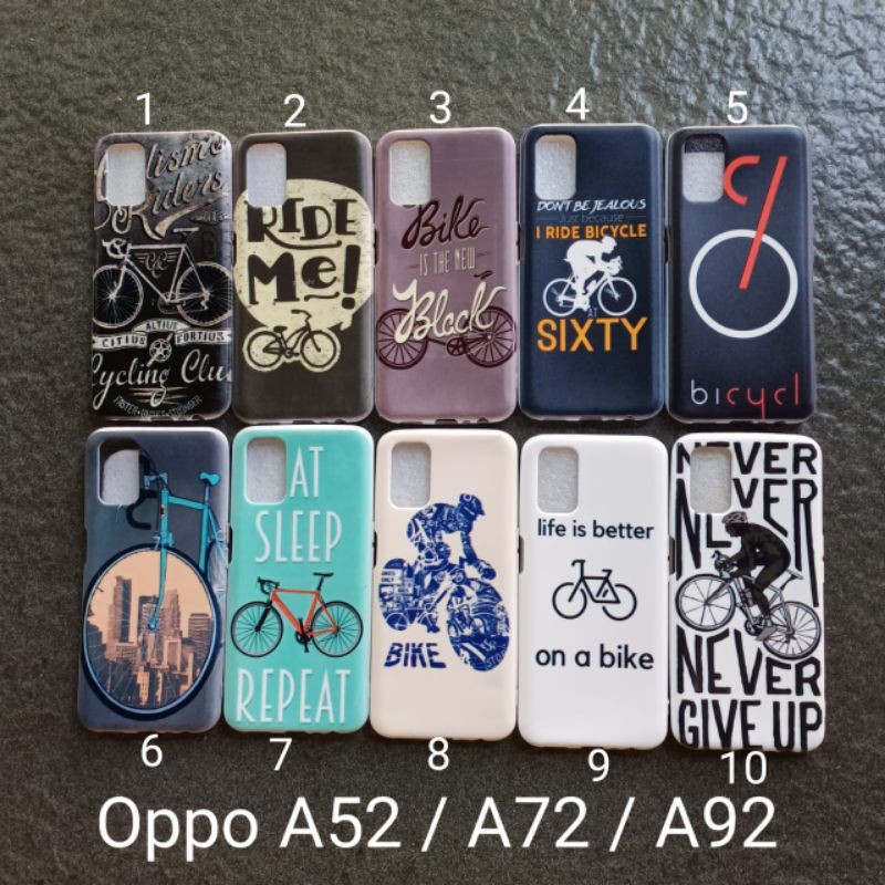 Case gambar Oppo A52 A72 A92 motif netral soft softcase softshell silikon cover casing kesing housing