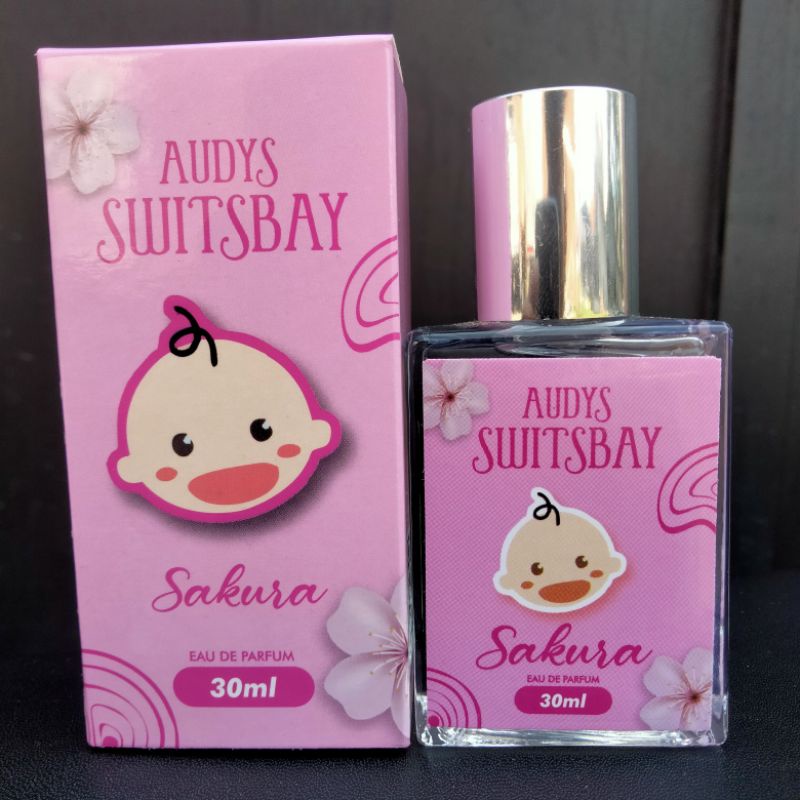 PARFUM SWITSBABY SAKURA 30ML / FARFUM BABY / PARFUM TAHAN LAMA SWITSBAY ORIGINAL