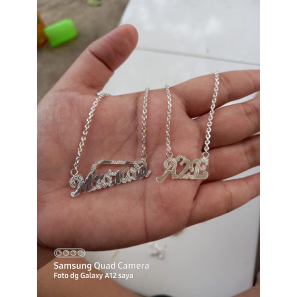 Kalung NAMA perak