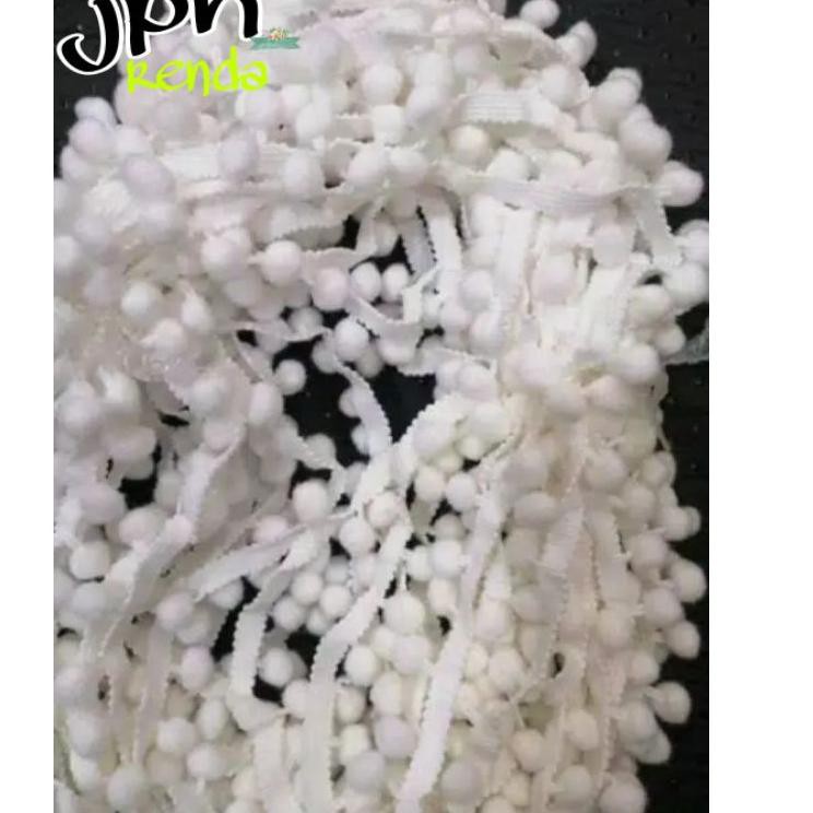 

Bersyukur Renda baso renda pompom isi perroll 20yard atau 18mtrS!4p K!r!mhtrims,,,