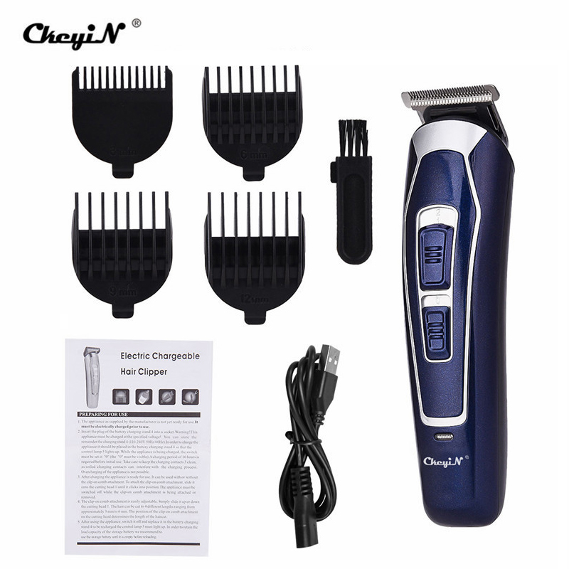 

CkeyiN Professional Electric Hair Clipper Rechargeable Hair Trimmer