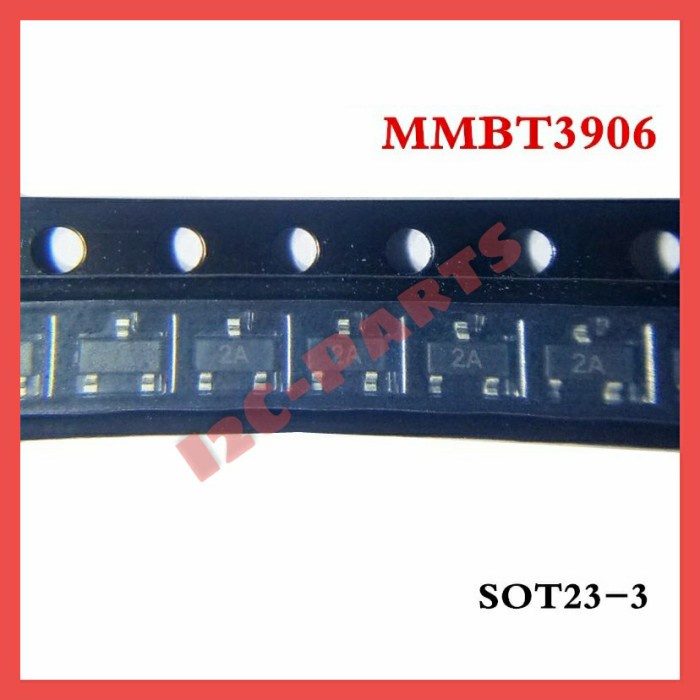 MMBT3906 3906 2A 2N3906 PNP General Purpose Transistor SOT-23 SMD